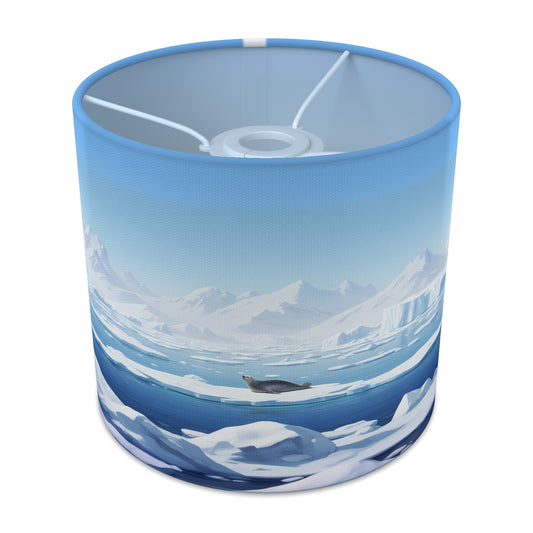 Arctic Panorama wraparound lampshade - Polar Ice - main photo