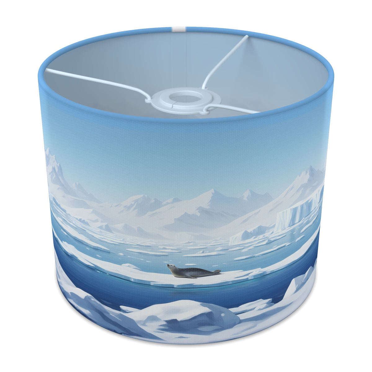 Polar Ice Arctic Panorama lampshade - 25cm x 20cm Ceiling