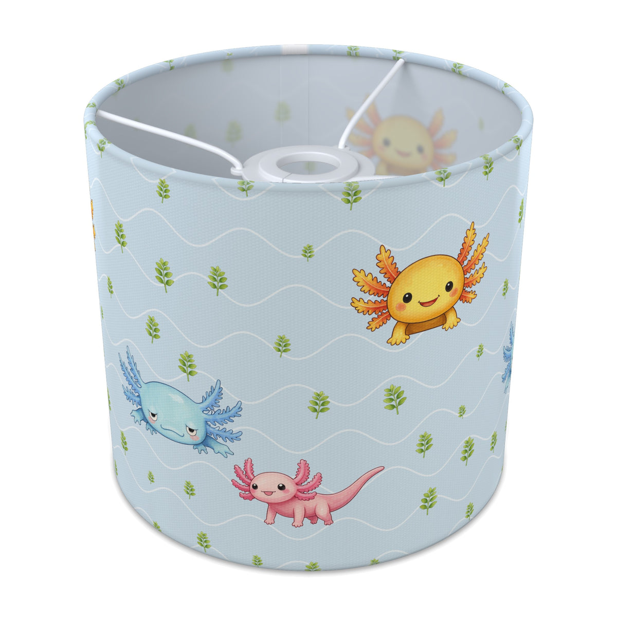 Sky Axolotl Lagoon lampshade - 20cm x 18.5cm Ceiling - main photo