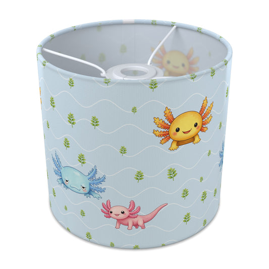 Sky Axolotl Lagoon lampshade - 20cm x 18.5cm Ceiling - main photo