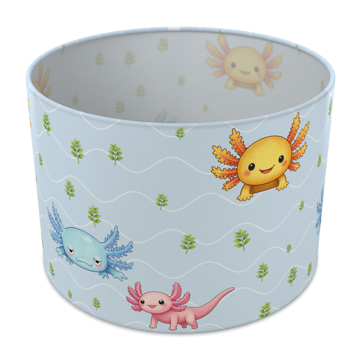 Sky Axolotl Lagoon lampshade - 30cm x 21cm Table