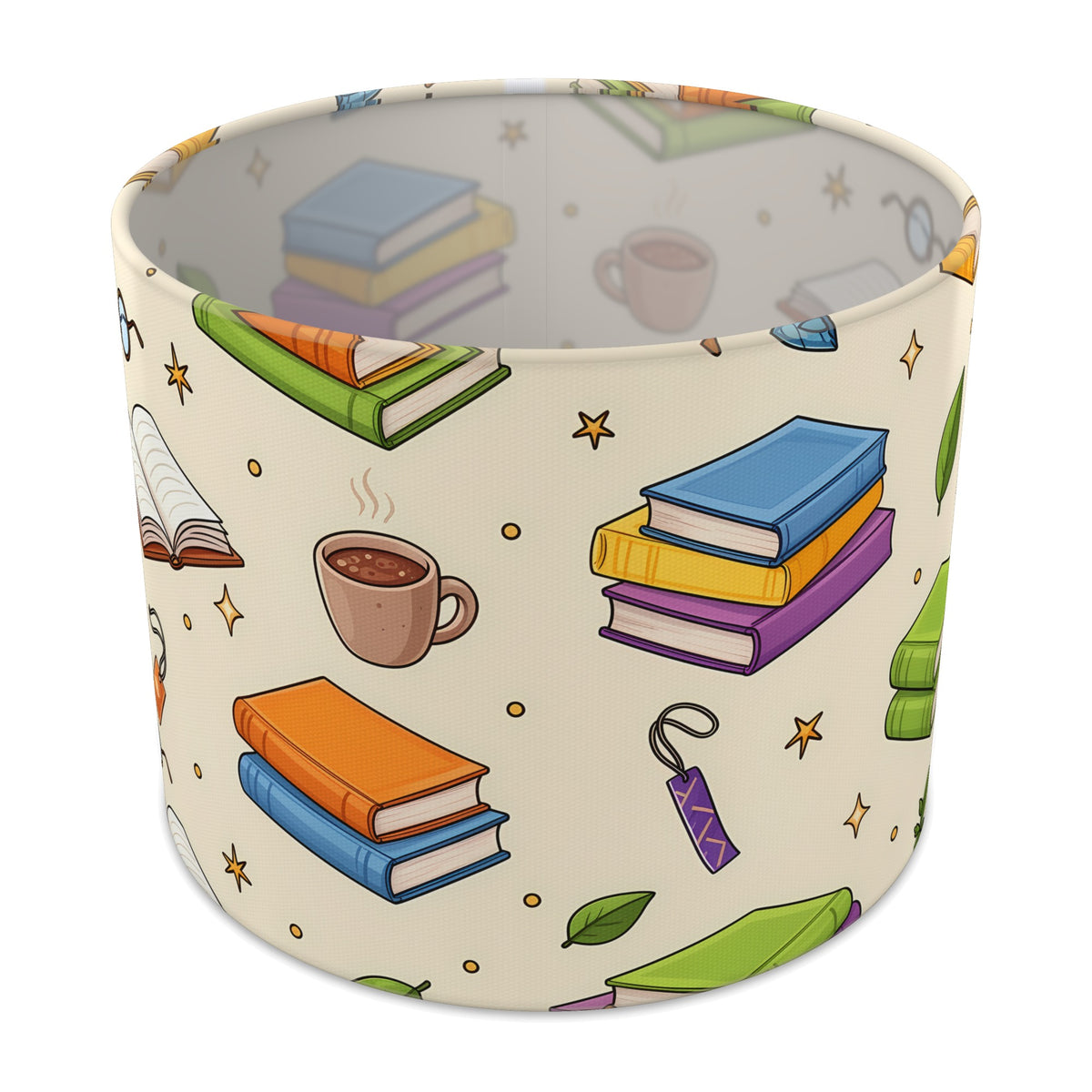 Cream Reading Nook lampshade - 25cm x 20cm Table