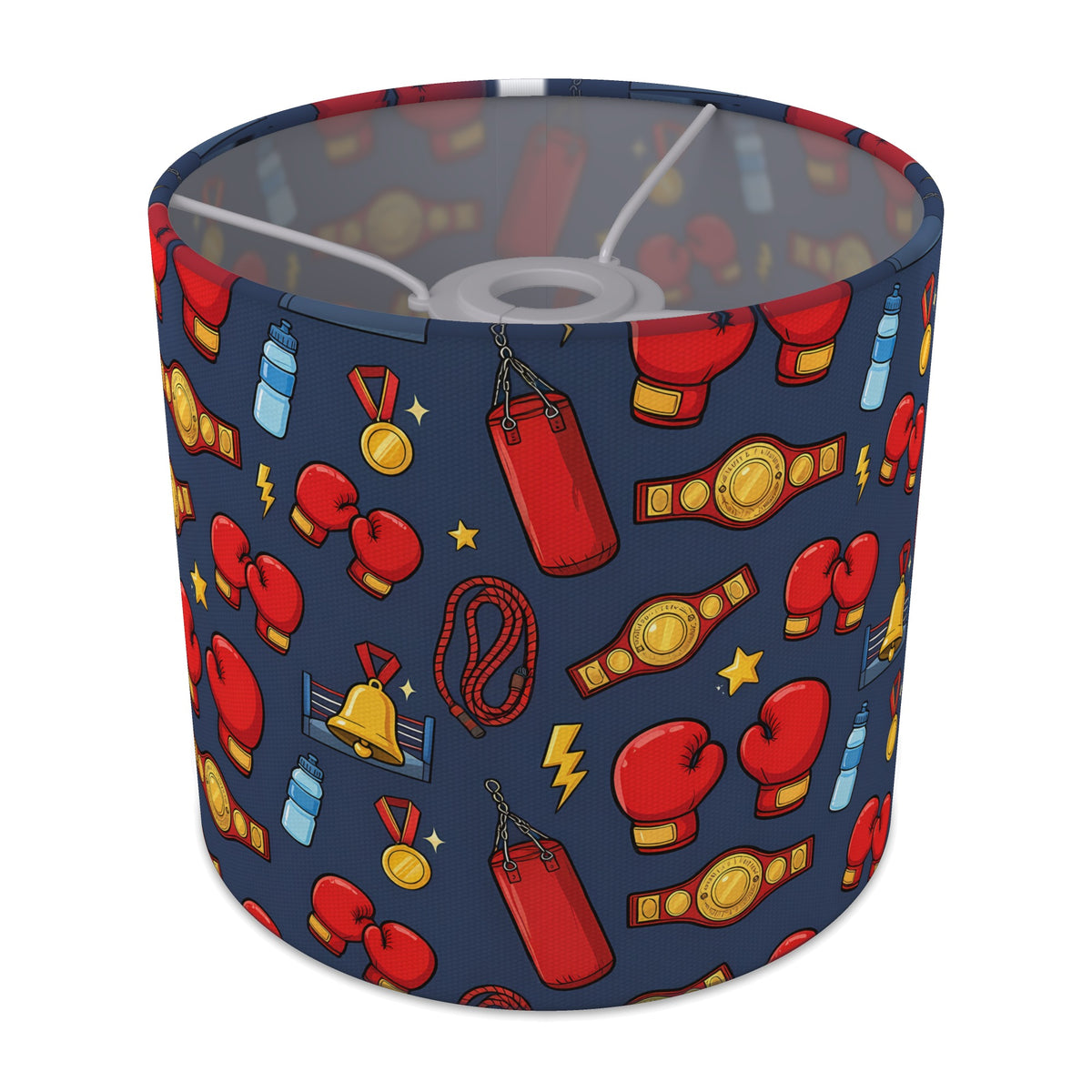 Navy Little Champ lampshade - 20cm x 18.5cm Ceiling - main photo