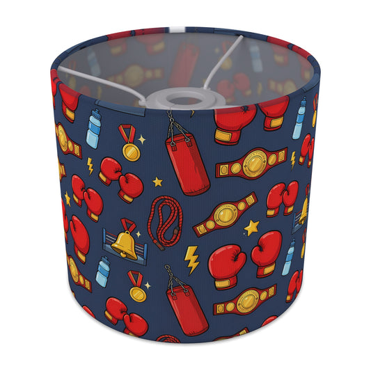Navy Little Champ lampshade - 20cm x 18.5cm Ceiling - main photo