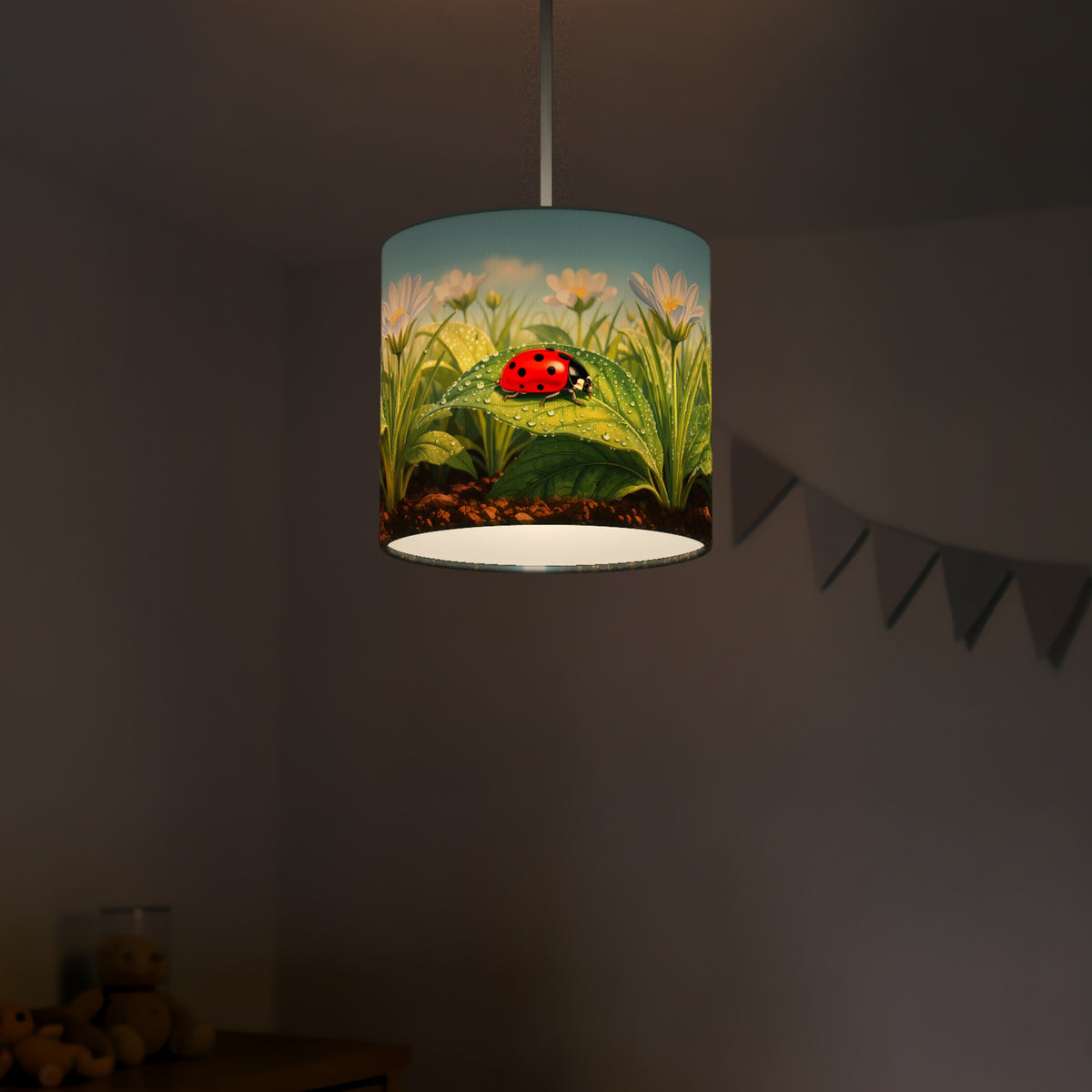 Bug Garden wraparound lampshade - Ladybird Garden - photo 5