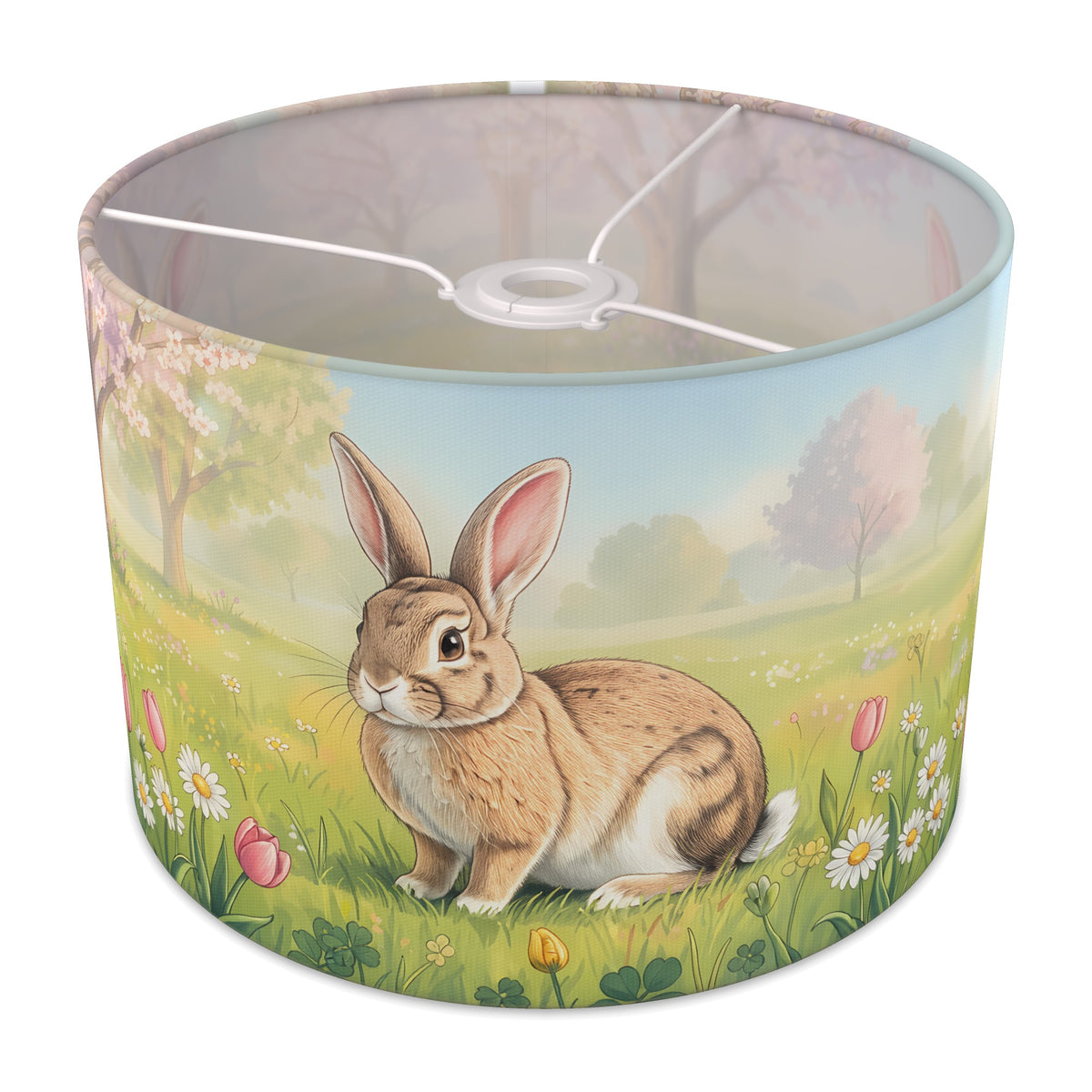 Spring Meadow Bunny Meadow lampshade - 30cm x 21cm Ceiling