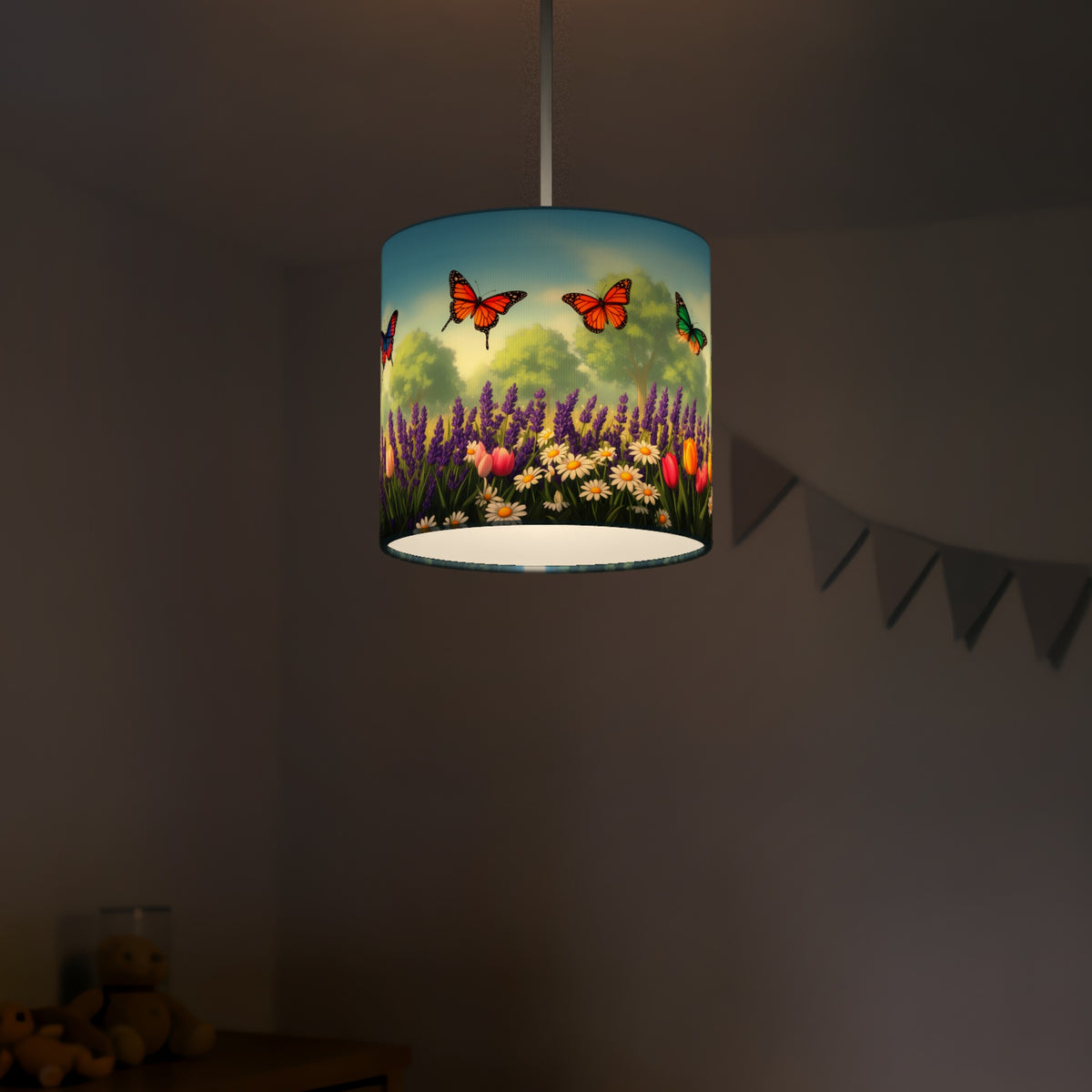 Butterfly Garden wraparound lampshade - Butterfly Meadow - photo 5
