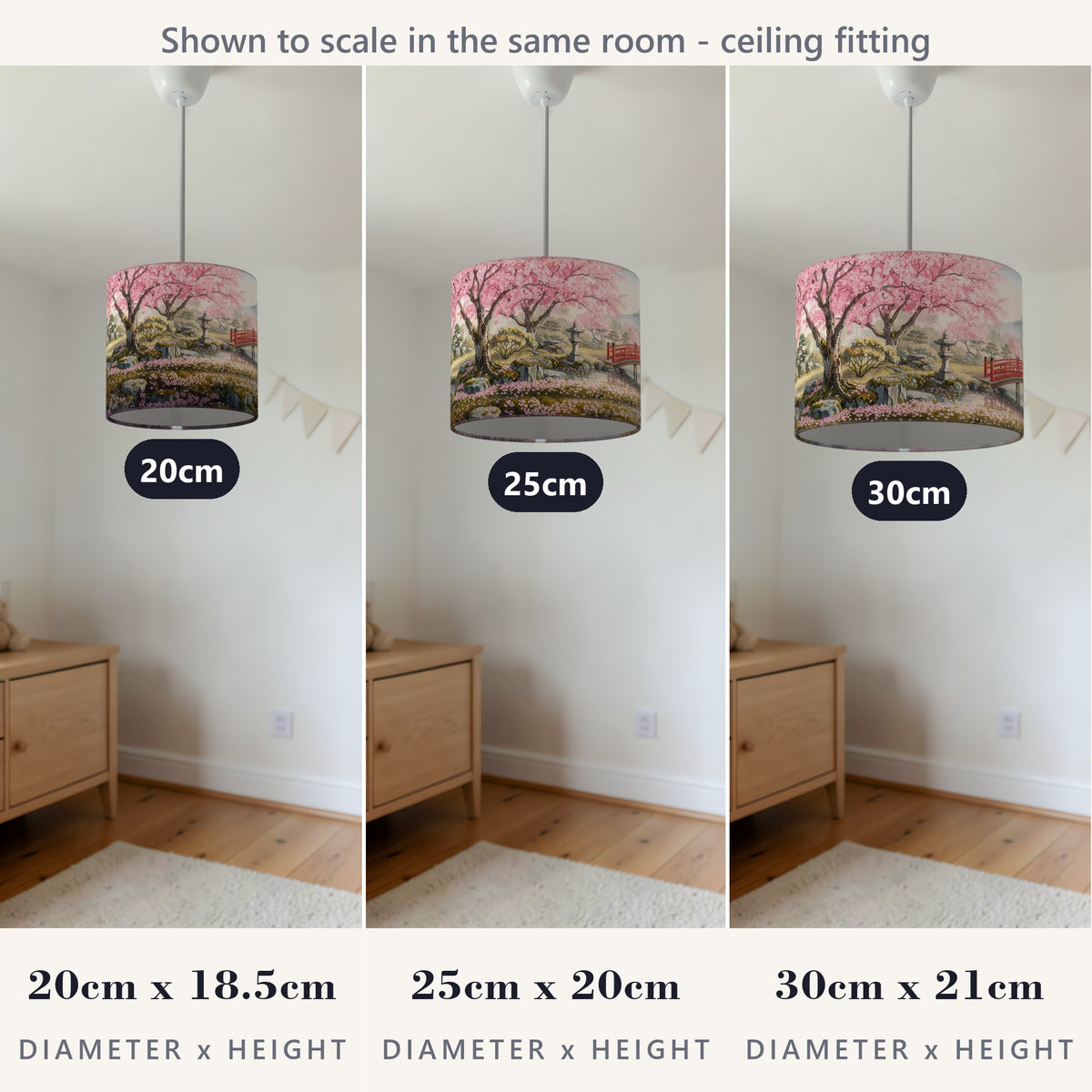 Cherry Blossom Garden wraparound lampshade - Blossom Garden - photo 6