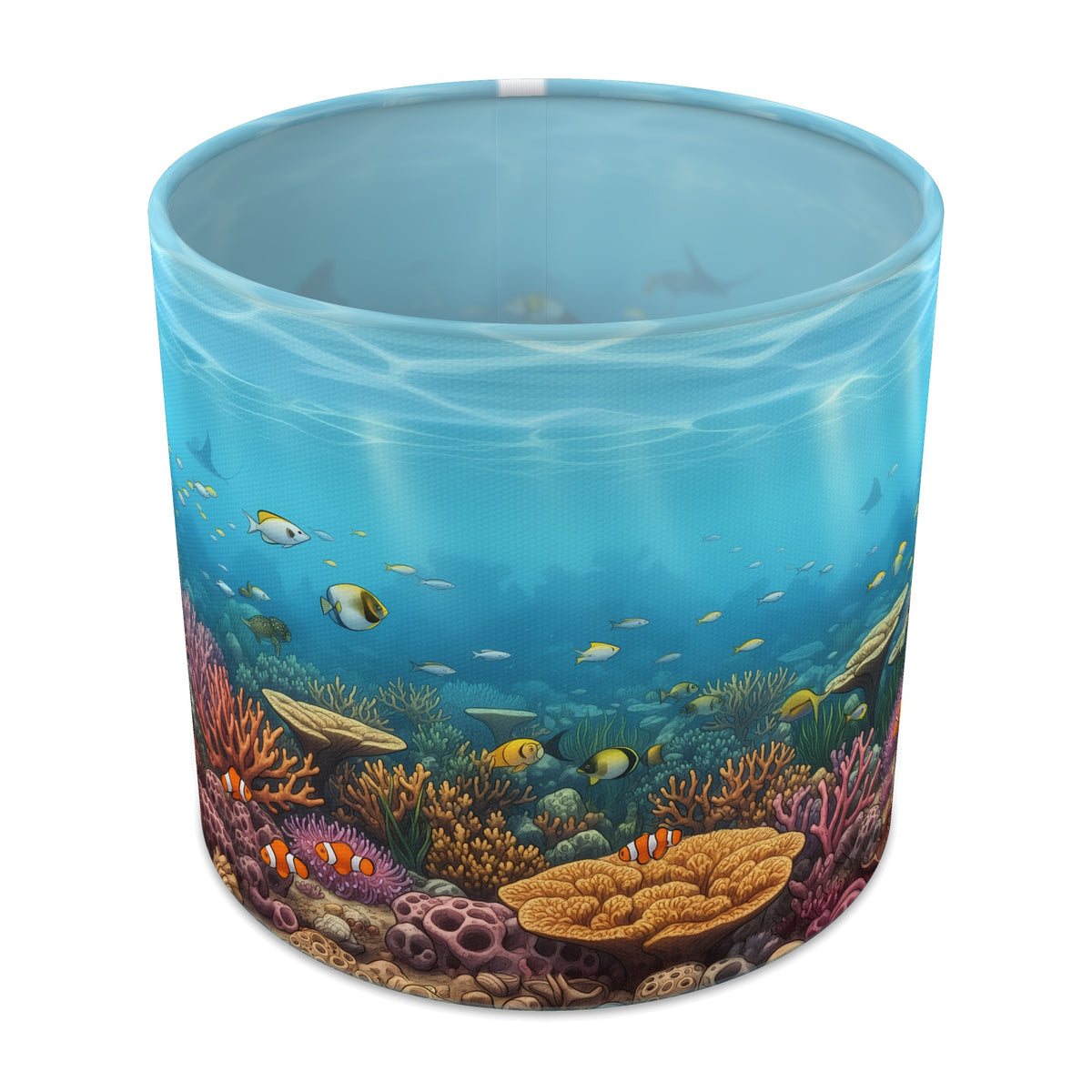 Sunlit Reef Coral Reef lampshade - 20cm x 18.5cm Table