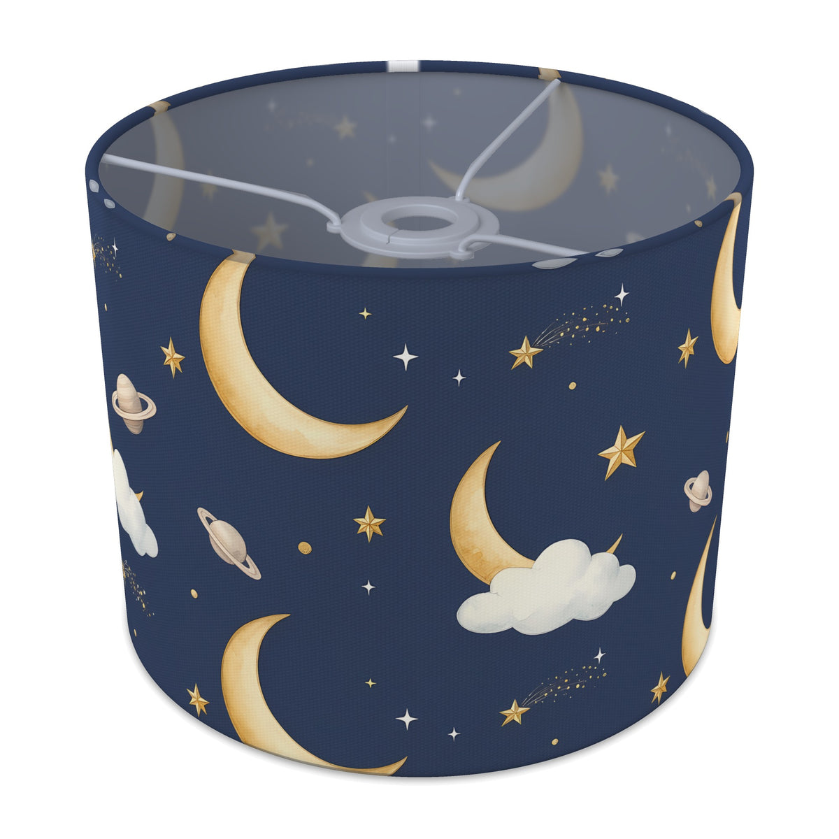 Navy Starry Night lampshade - 25cm x 20cm Ceiling