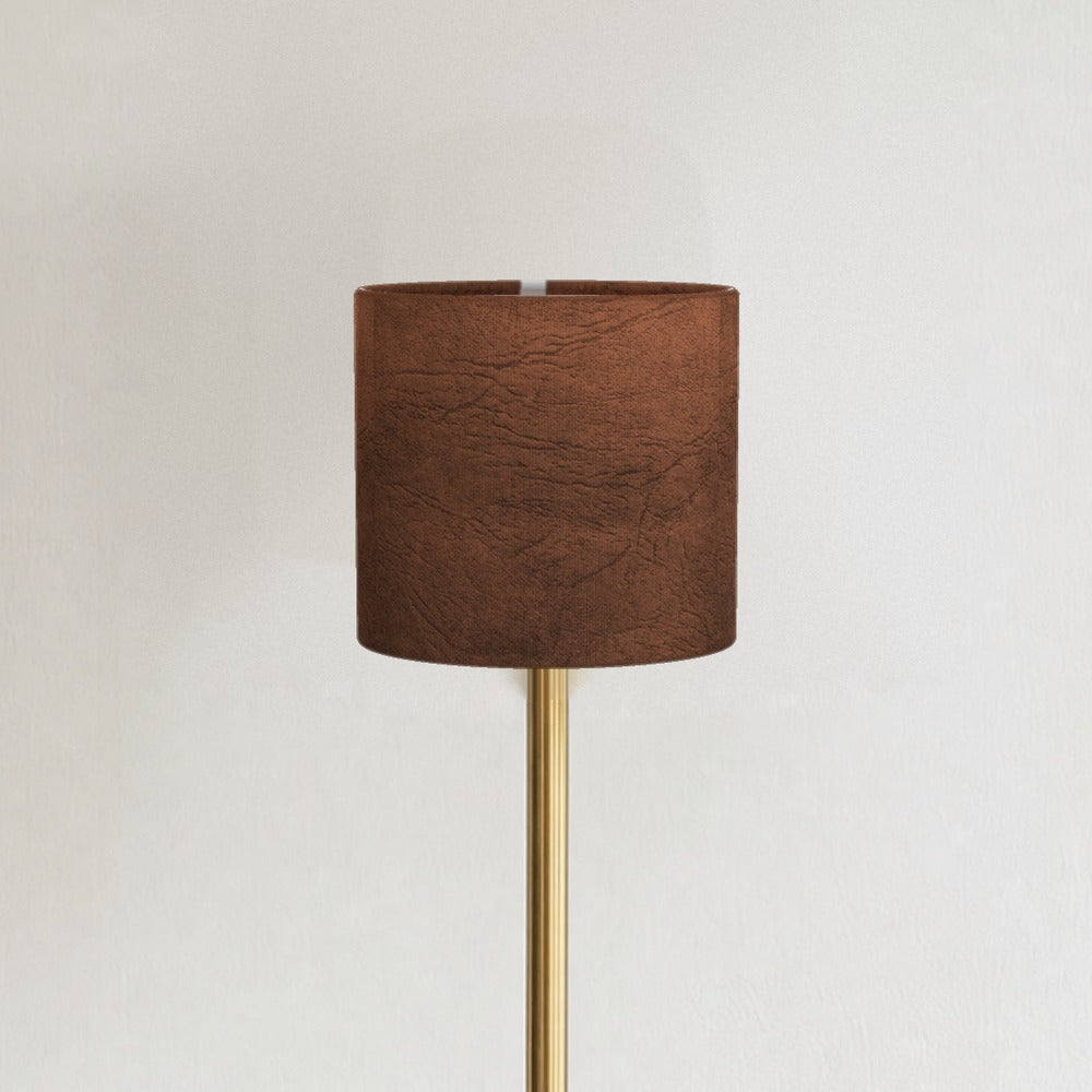 Rustic Brown Leather Pattern lampshade