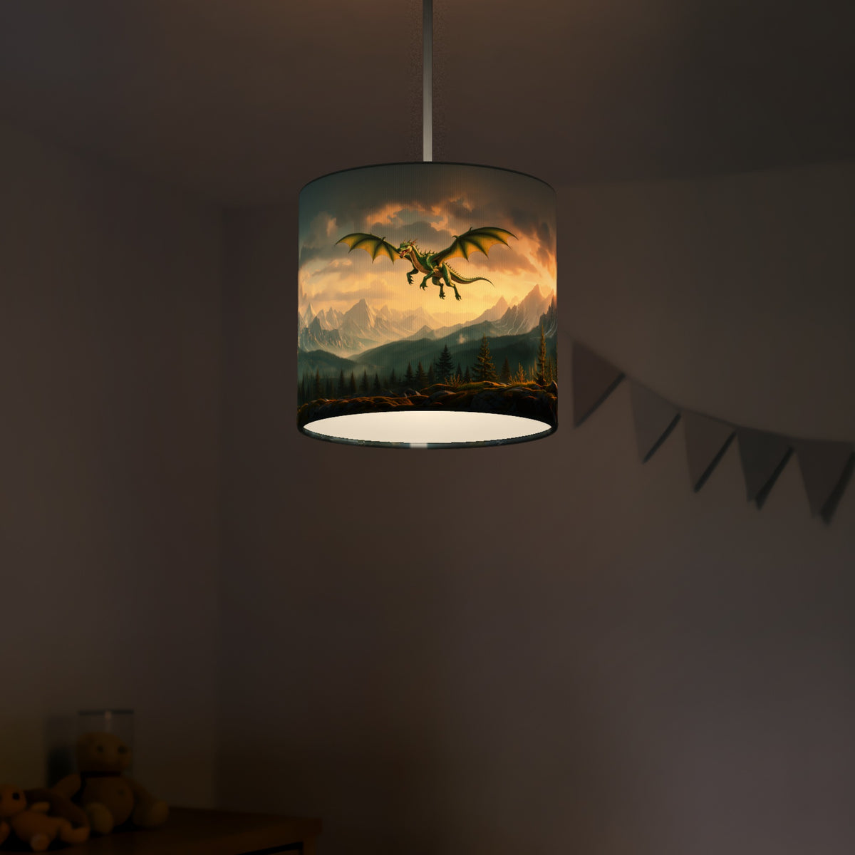 Dragon Mountains wraparound lampshade - Dragon Peaks - photo 5