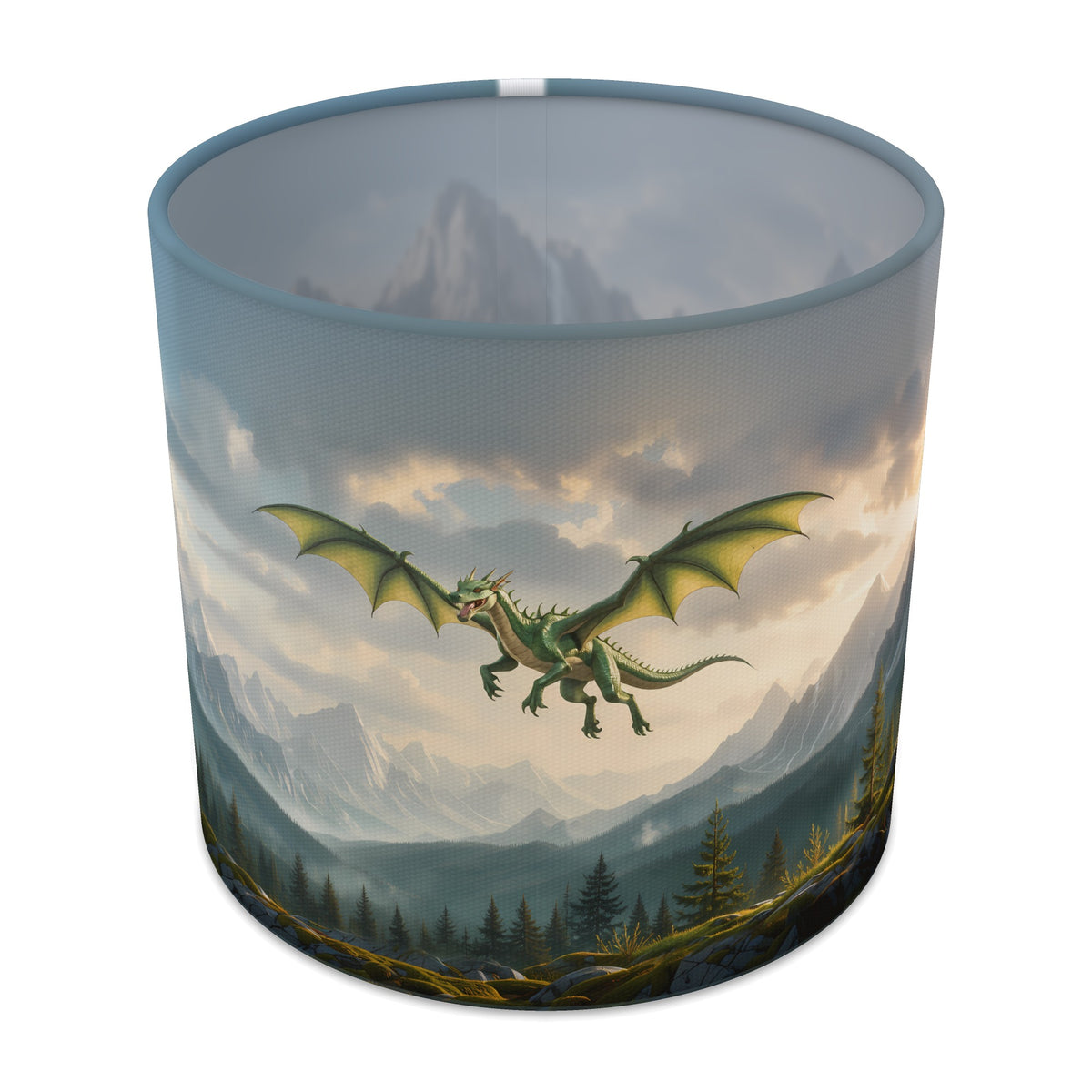 Dragon Peaks Dragon Mountains lampshade - 20cm x 18.5cm Table