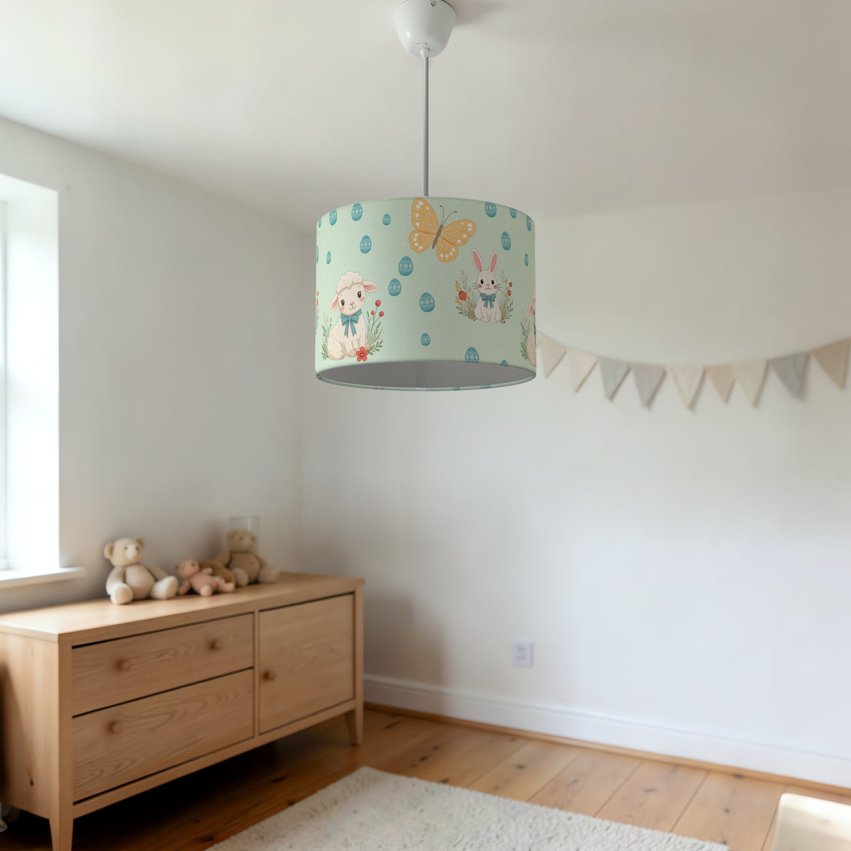 Meadow Easter lampshade - 20cm x 18.5cm Ceiling - photo 3