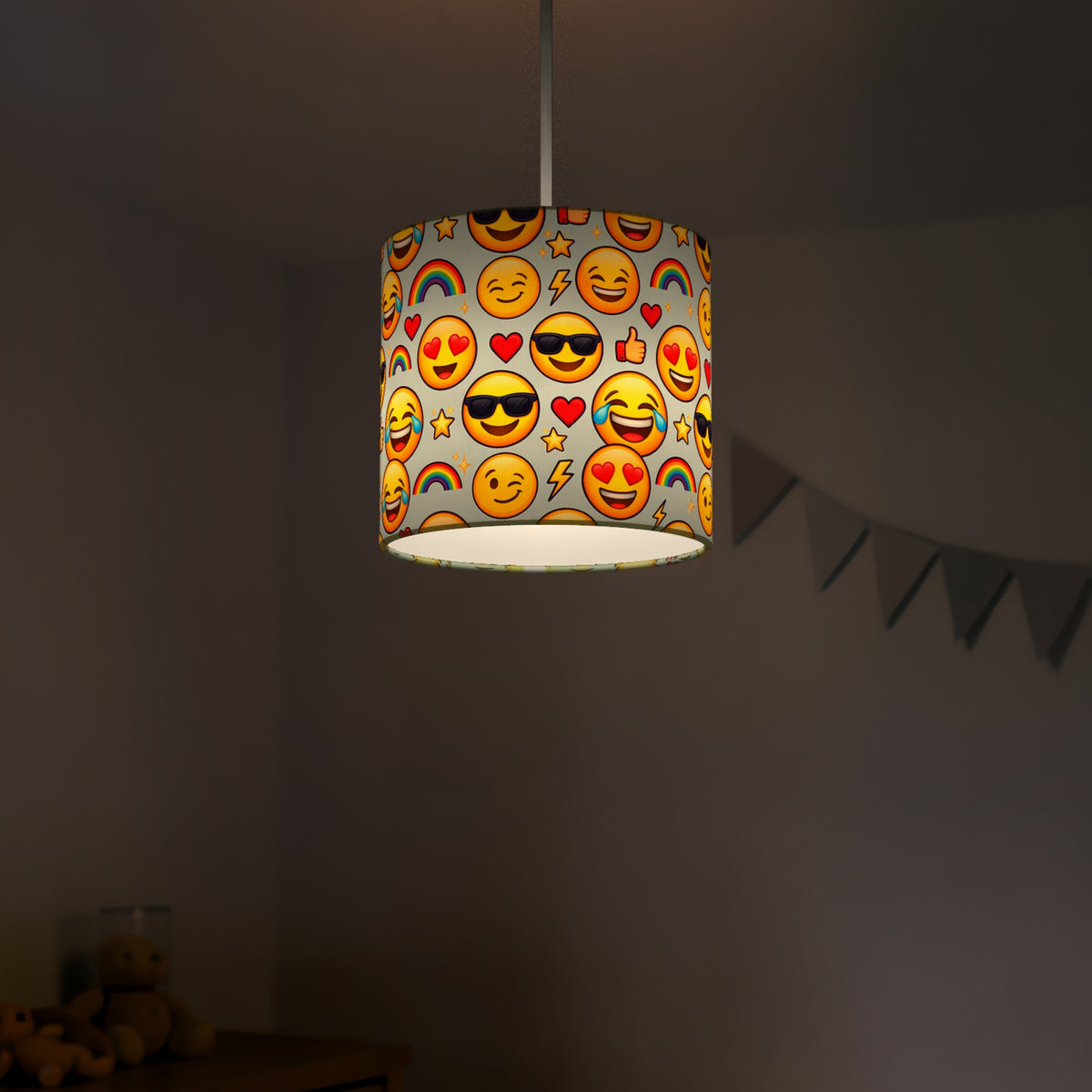 Sky Emoji Party lampshade - 20cm x 18.5cm Ceiling - photo 5