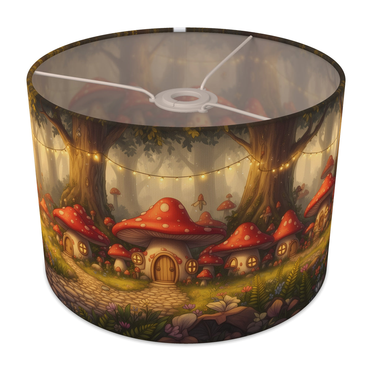 Toadstool Village Fairytale Forest lampshade - 30cm x 21cm Ceiling