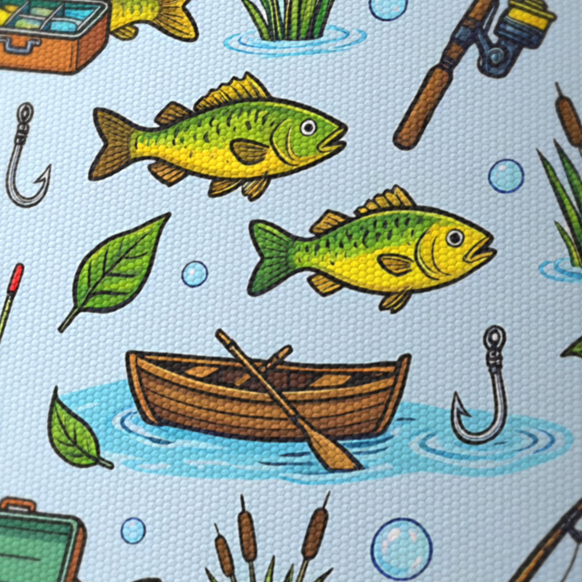 Sky Gone Fishing lampshade - 20cm x 18.5cm Ceiling - photo 6