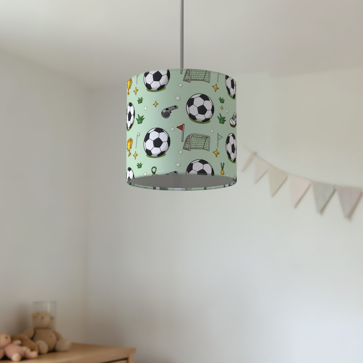 Green Kick Off lampshade - 20cm x 18.5cm Ceiling - photo 2