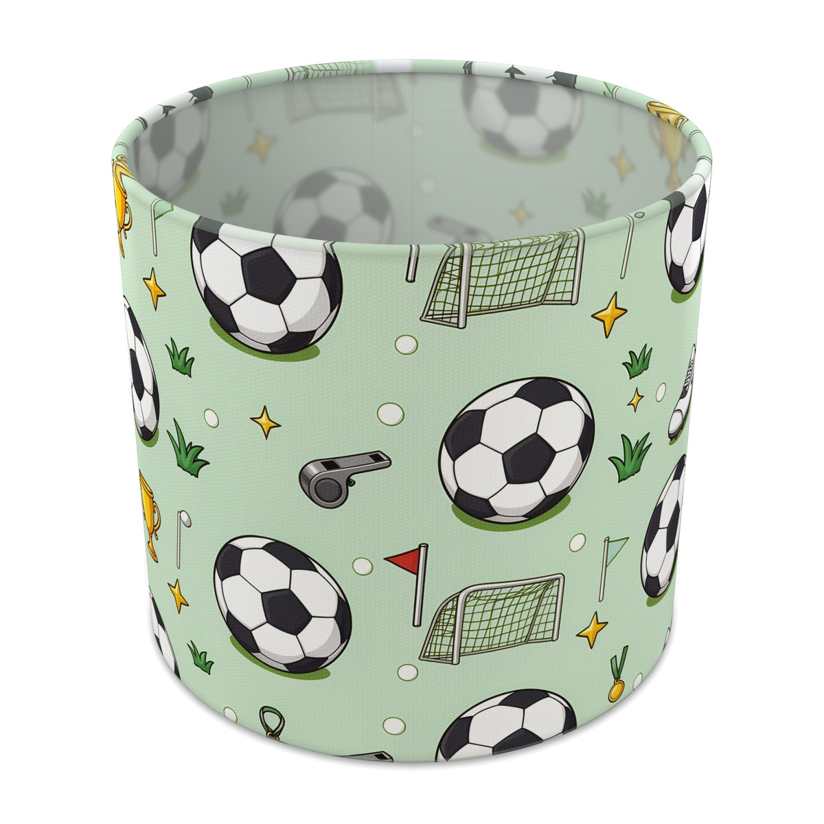 Green Kick Off lampshade - 20cm x 18.5cm Table
