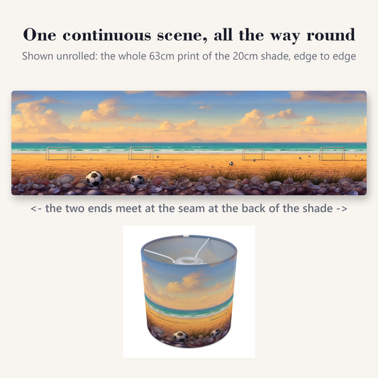 Match Day wraparound lampshade - Beach Football - photo 2