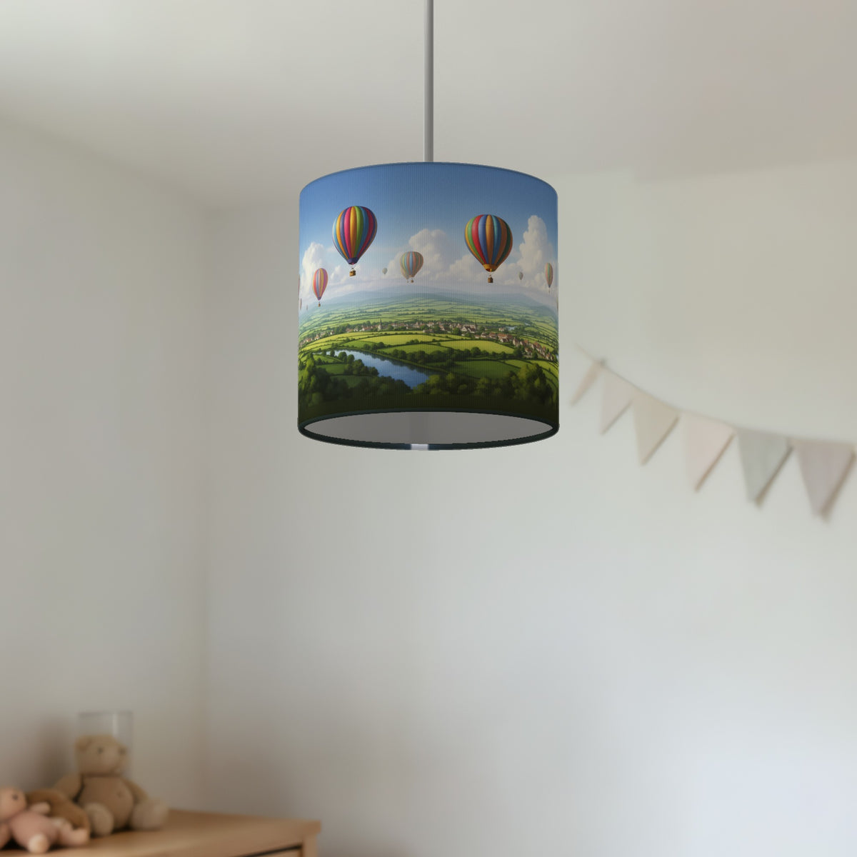 Balloon Skies wraparound lampshade - Countryside Flight - photo 4