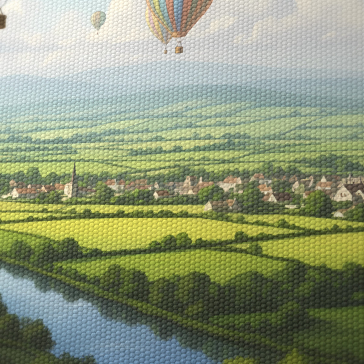 Balloon Skies wraparound lampshade - Countryside Flight - photo 8