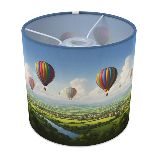 Balloon Skies wraparound lampshade - Countryside Flight - main photo