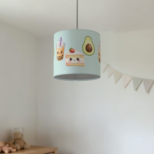 Mint Kawaii Food lampshade - 20cm x 18.5cm Ceiling - photo 2