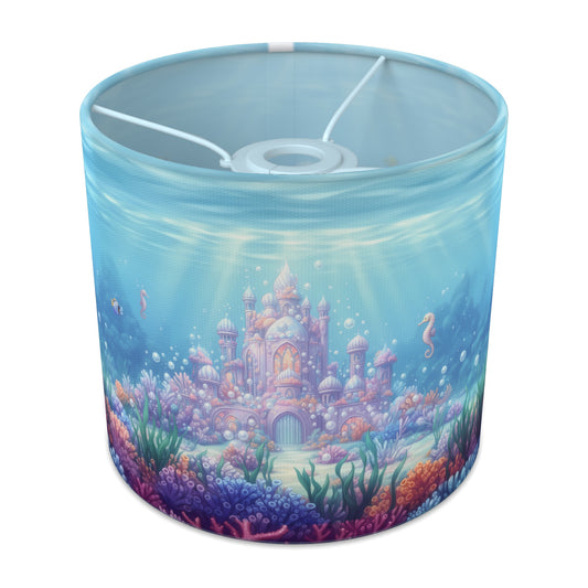 Mermaid Kingdom wraparound lampshade - Mermaid Castle - main photo