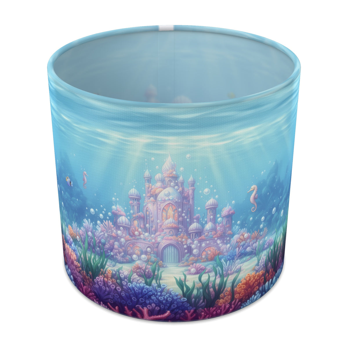 Mermaid Castle Mermaid Kingdom lampshade - 20cm x 18.5cm Table