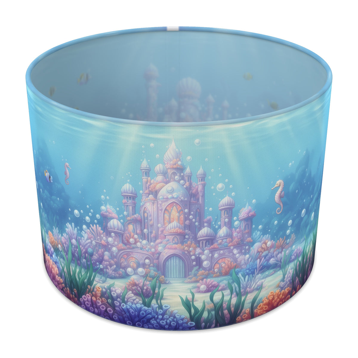 Mermaid Castle Mermaid Kingdom lampshade - 30cm x 21cm Table