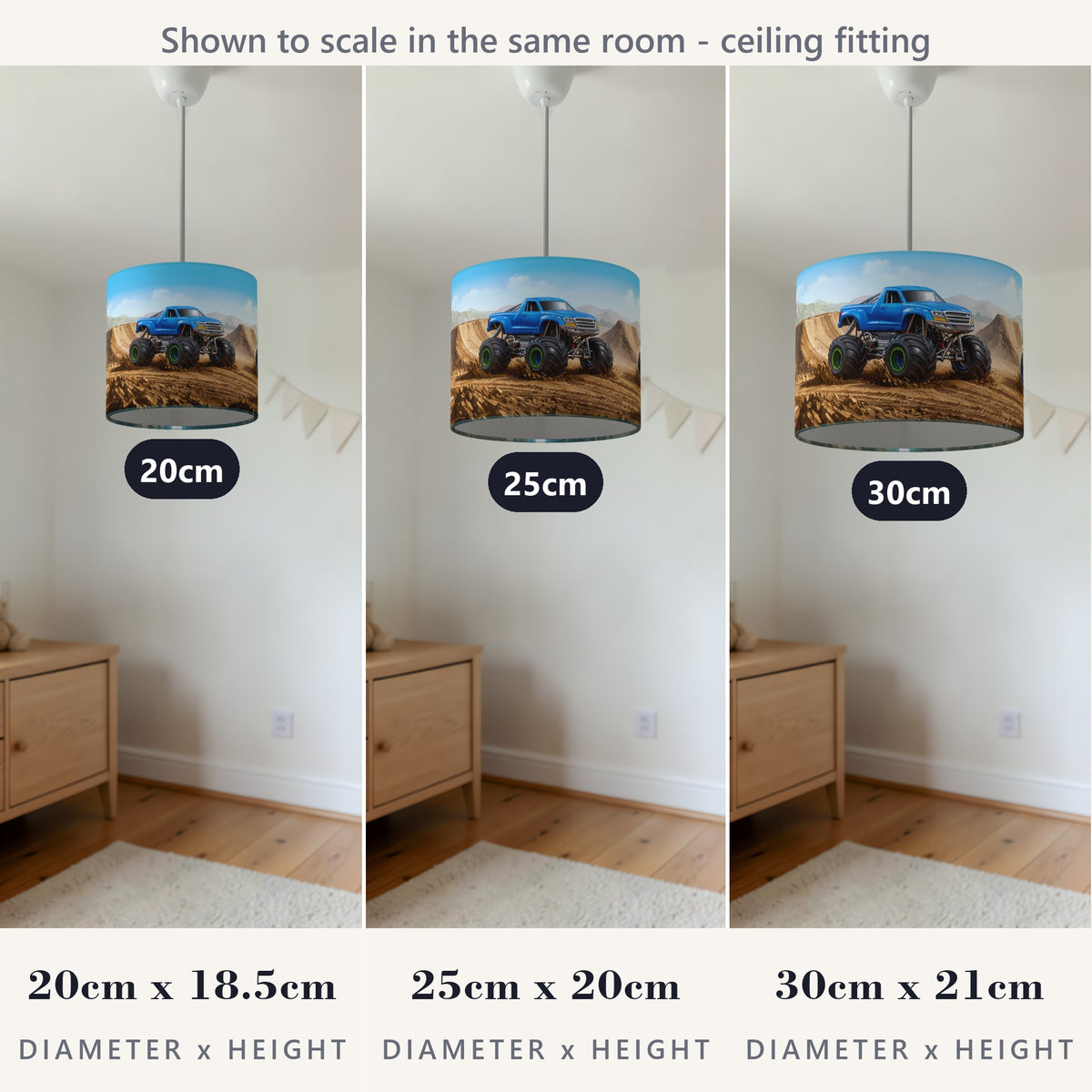 Monster Trucks wraparound lampshade - Mud Arena - photo 6