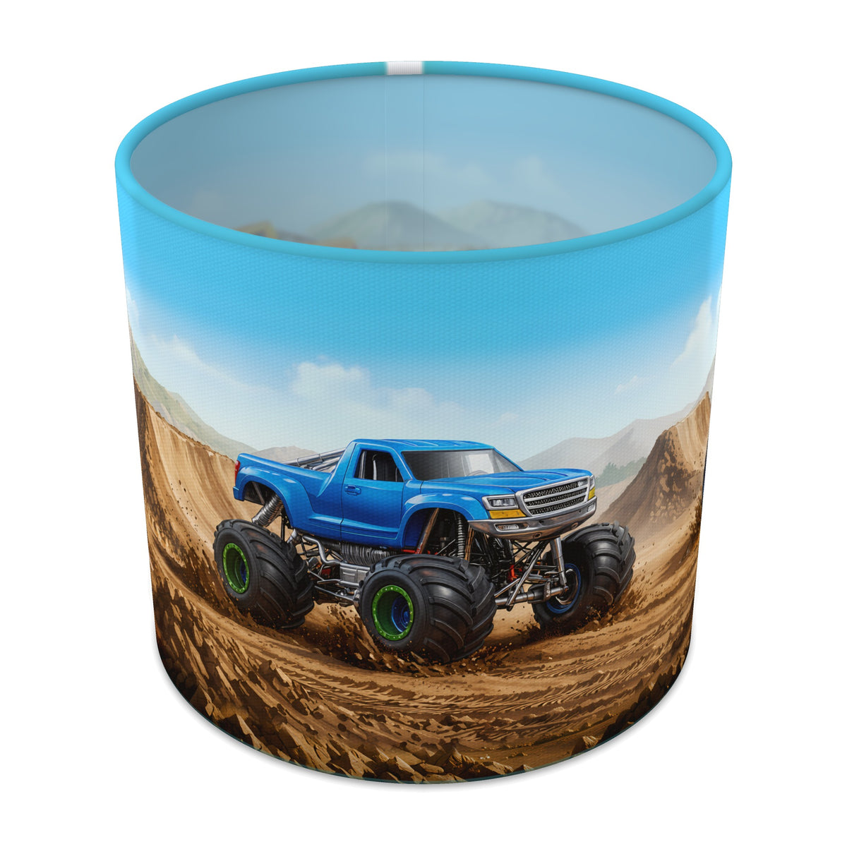 Mud Arena Monster Trucks lampshade - 20cm x 18.5cm Table