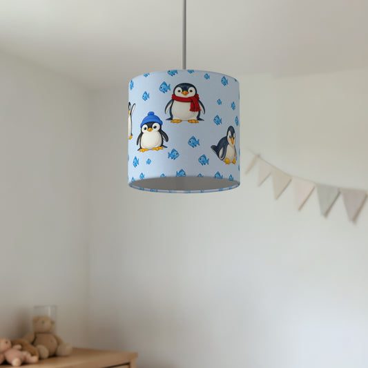 Sky Penguin Party lampshade - 20cm x 18.5cm Ceiling - photo 2
