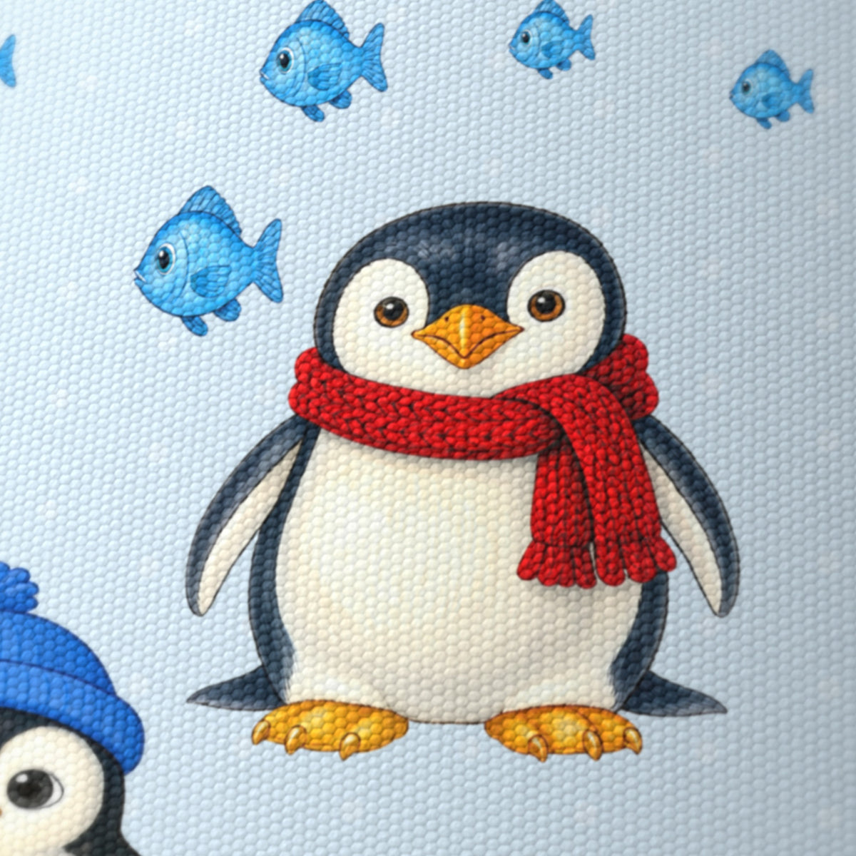 Sky Penguin Party lampshade - 20cm x 18.5cm Ceiling - photo 6
