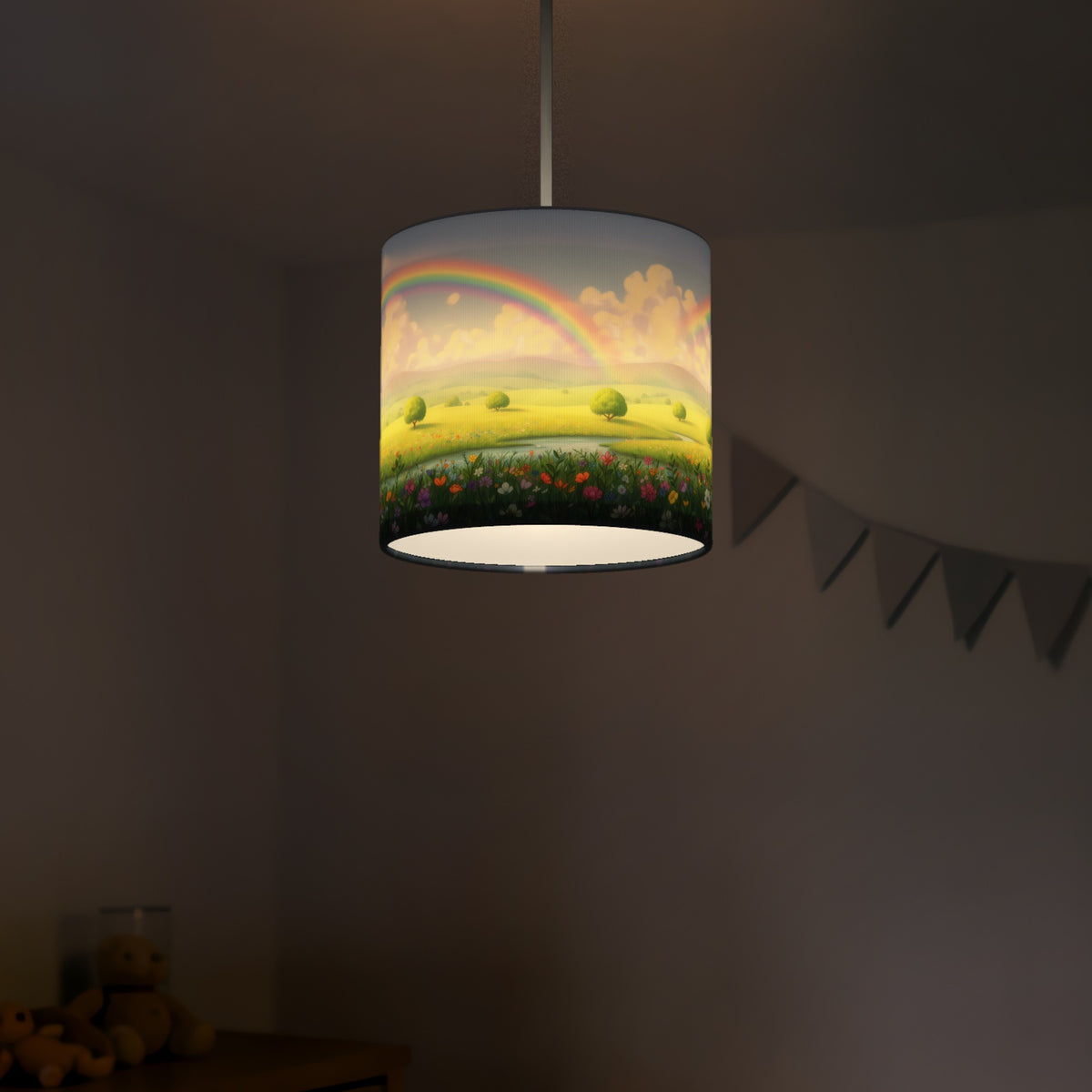 Rainbow Skies wraparound lampshade - Rainbow Valley - photo 5