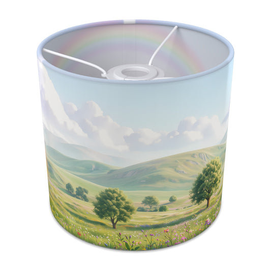 Rainbow Skies wraparound lampshade - Rainbow Valley - main photo