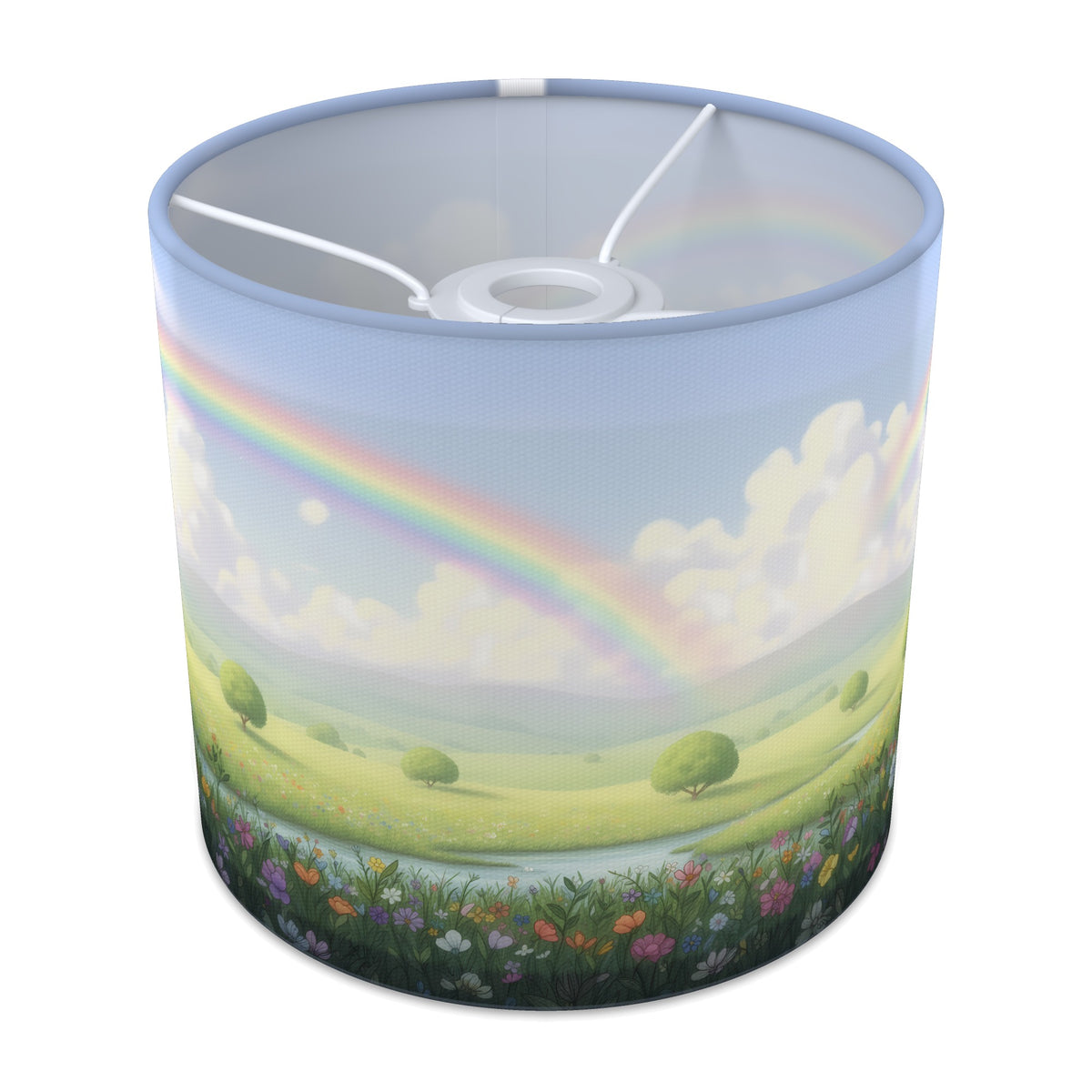 Rainbow Skies wraparound lampshade - Rainbow Valley - main photo