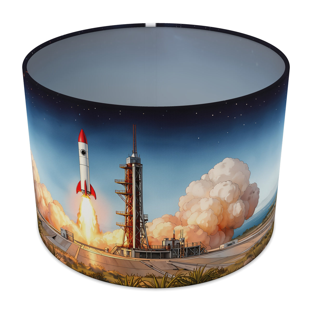 Launch Pad Rocket Launch lampshade - 30cm x 21cm Table