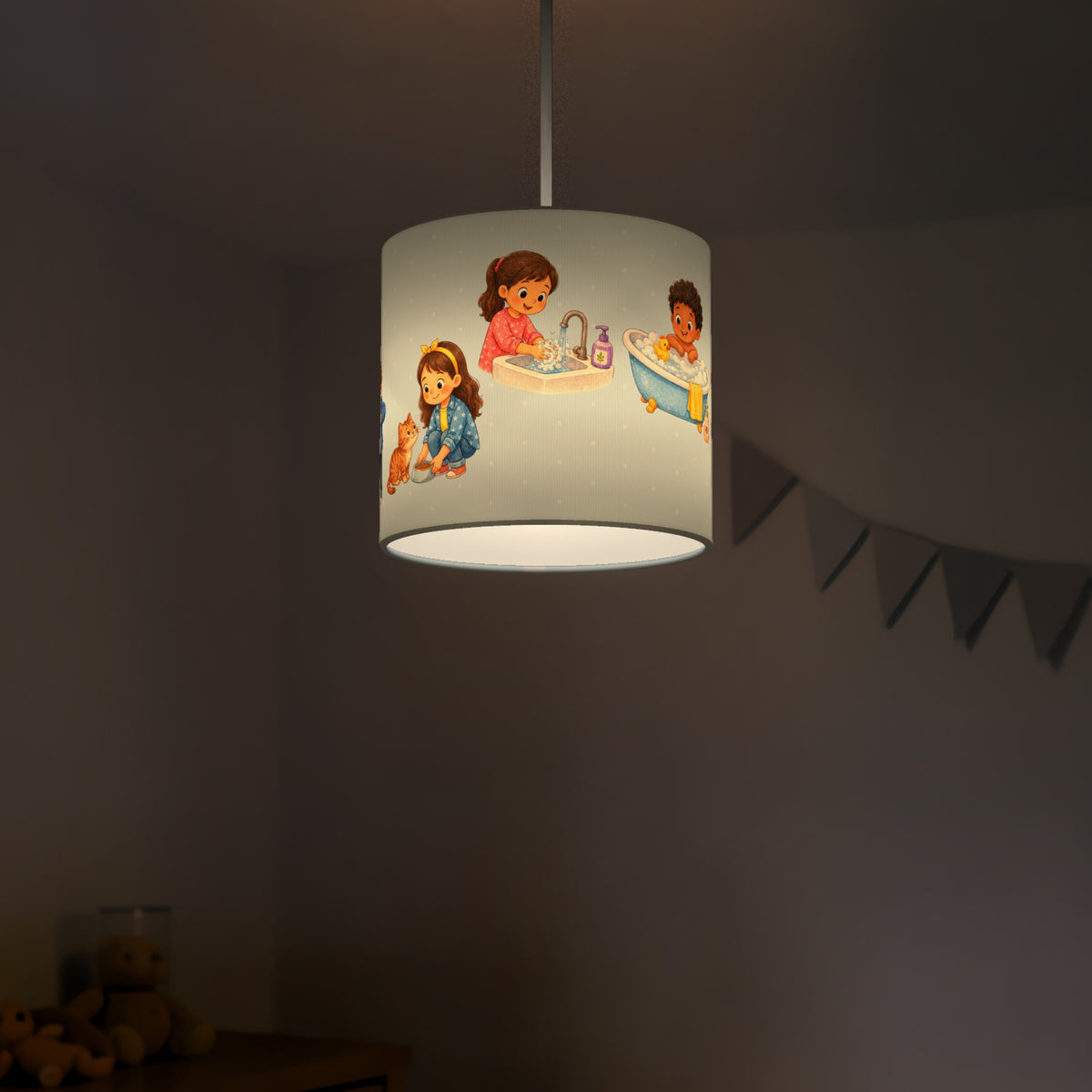 Sky Routine lampshade - 20cm x 18.5cm Ceiling - photo 5