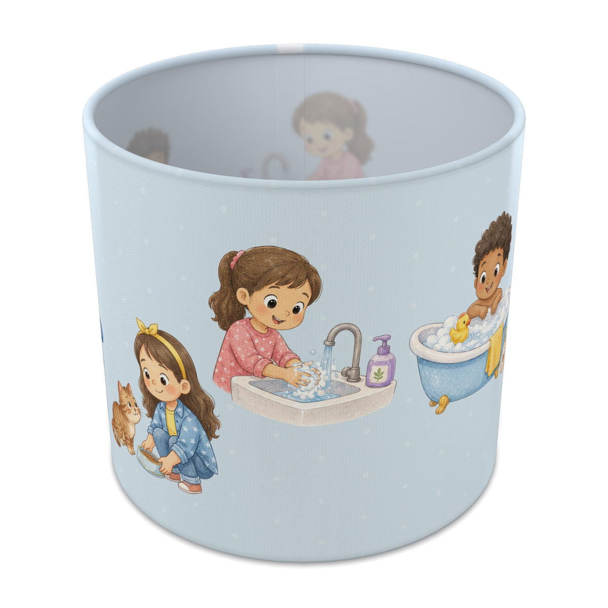 Sky Routine lampshade - 20cm x 18.5cm Table