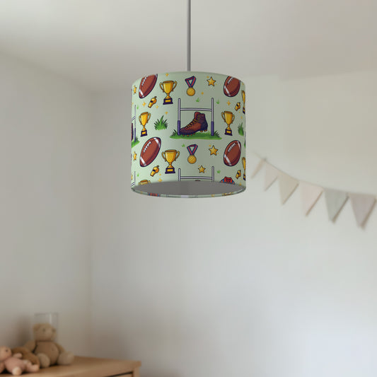 Grass Rugby Kids lampshade - 20cm x 18.5cm Ceiling - photo 2