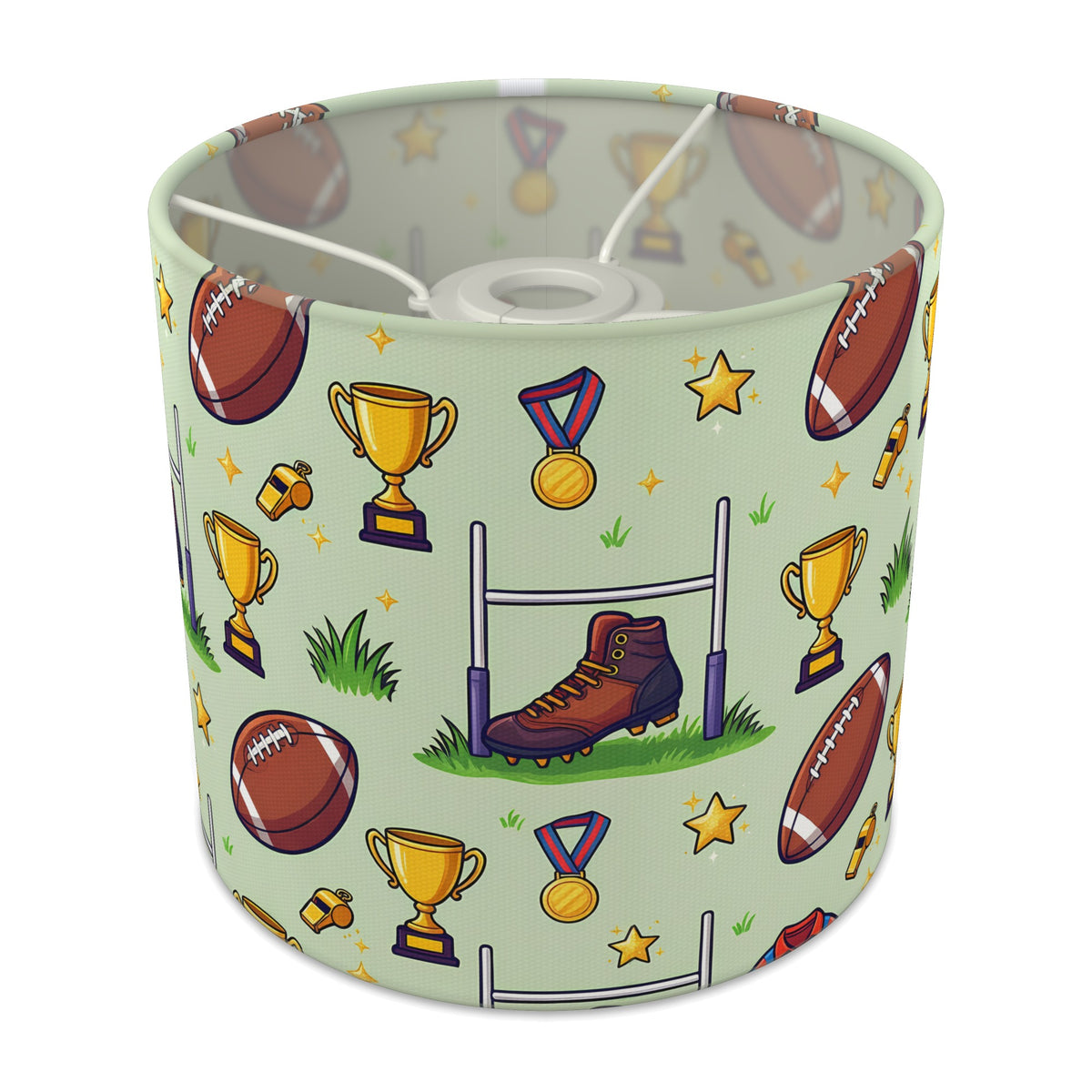 Grass Rugby Kids lampshade - 20cm x 18.5cm Ceiling - main photo
