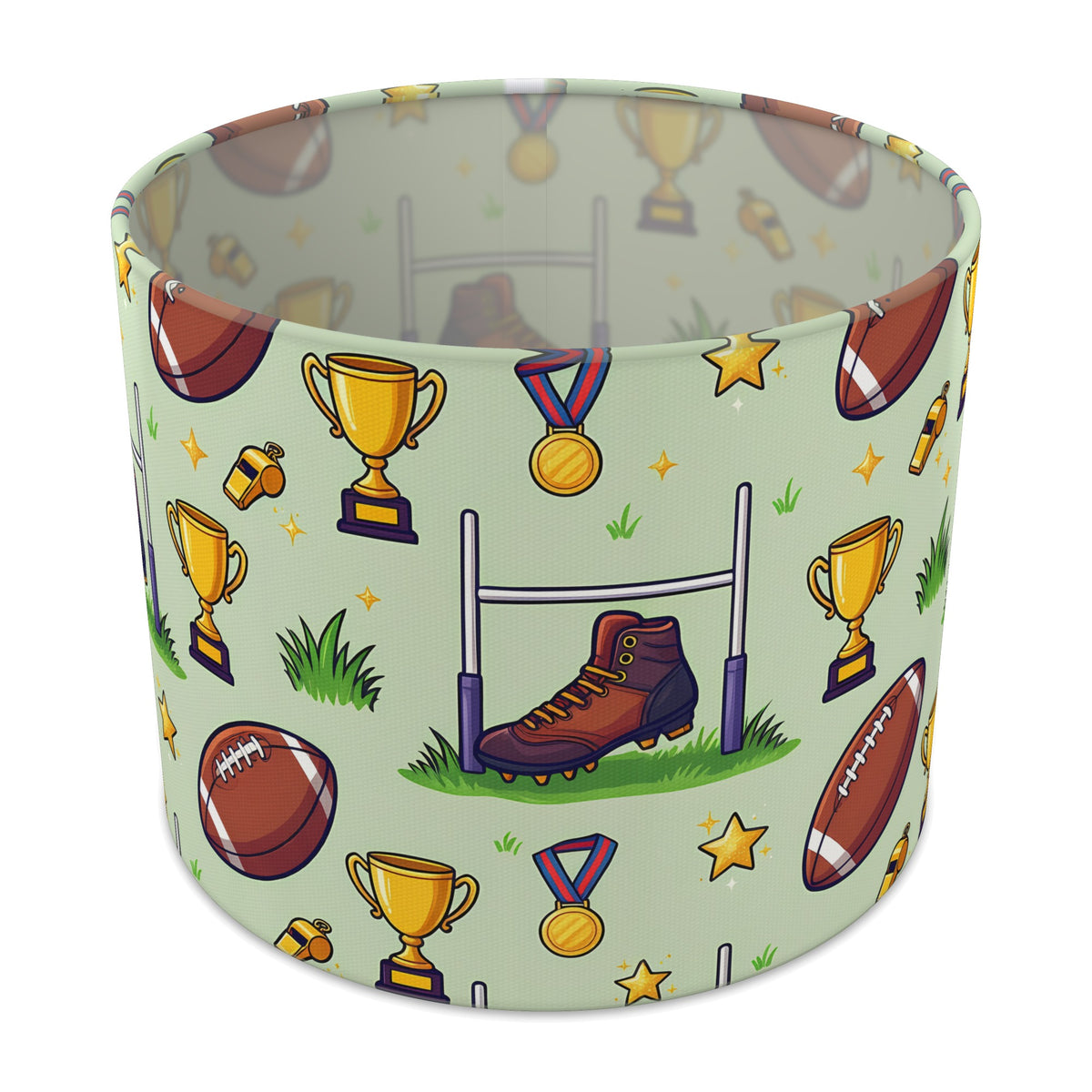 Grass Rugby Kids lampshade - 25cm x 20cm Table