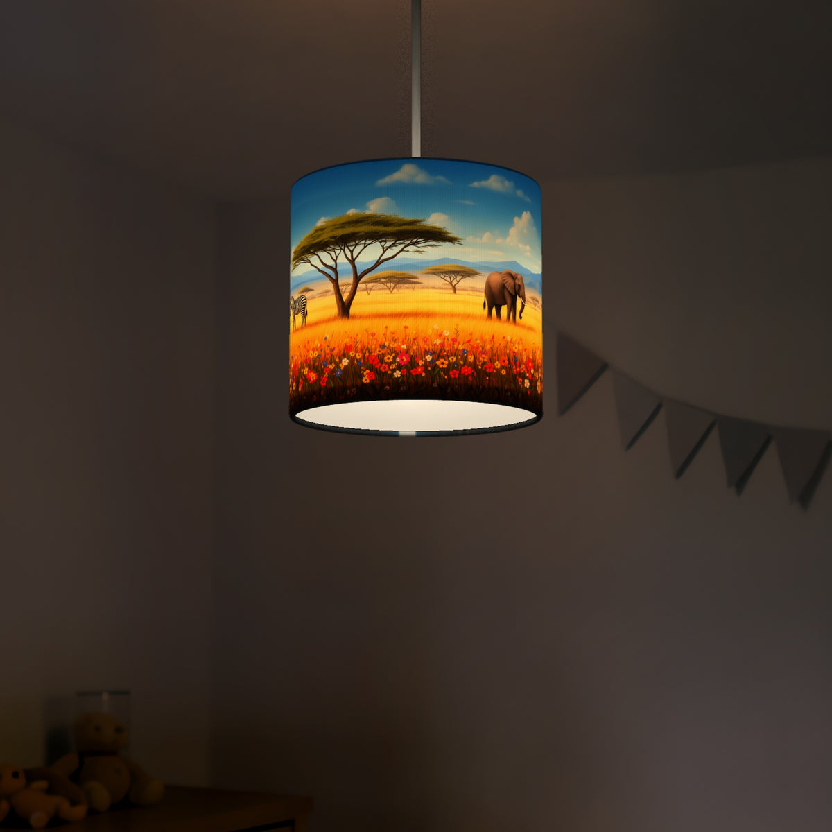 Savannah Safari wraparound lampshade - Golden Plains - photo 5