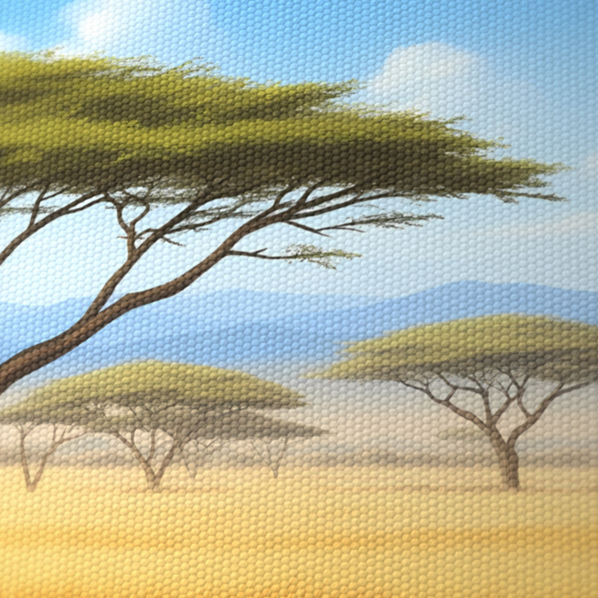 Savannah Safari wraparound lampshade - Golden Plains - photo 8