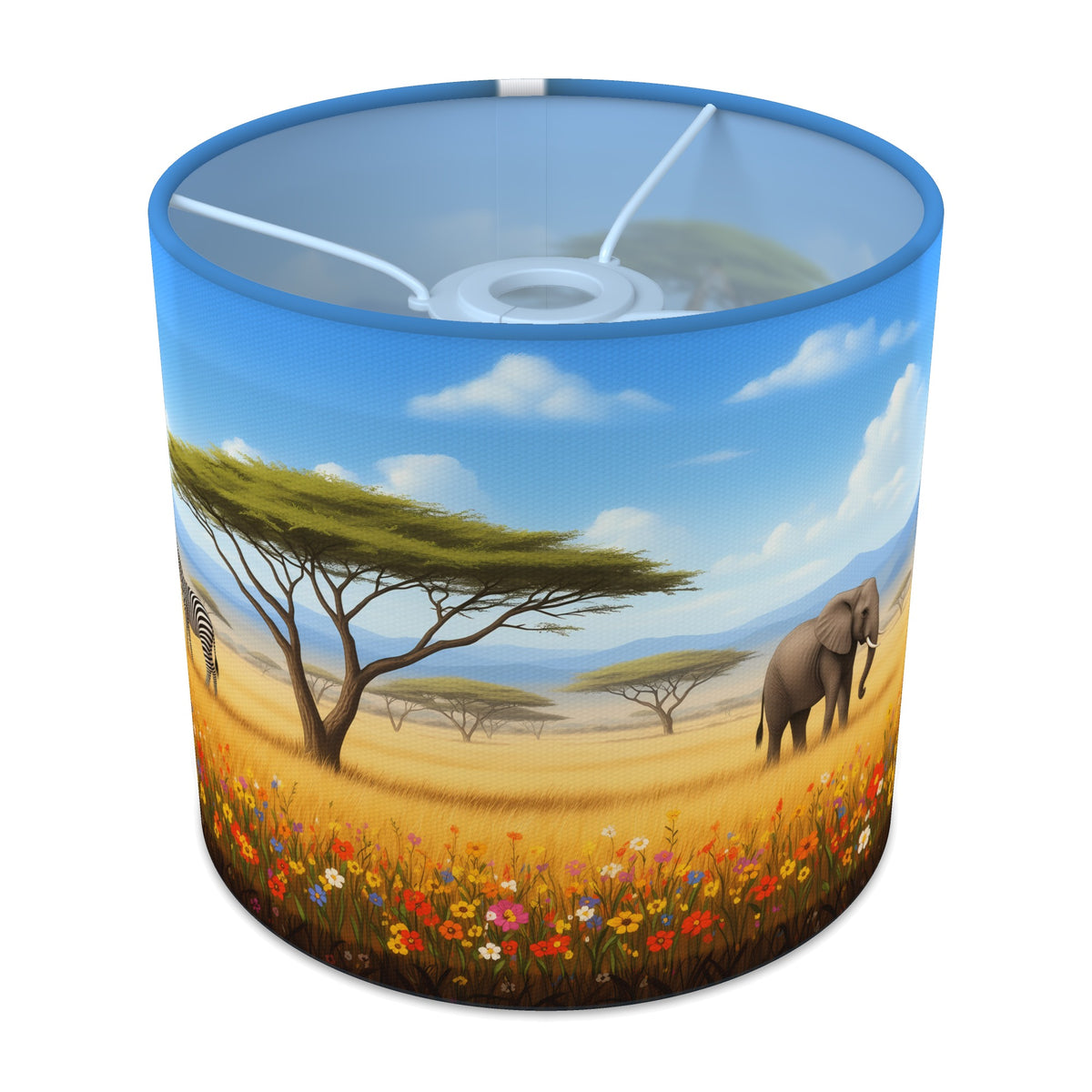 Savannah Safari wraparound lampshade - Golden Plains - main photo