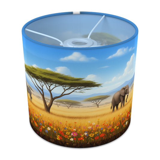 Savannah Safari wraparound lampshade - Golden Plains - main photo
