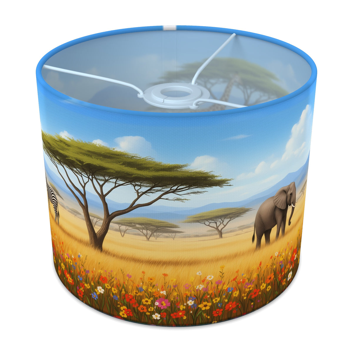 Golden Plains Savannah Safari lampshade - 25cm x 20cm Ceiling