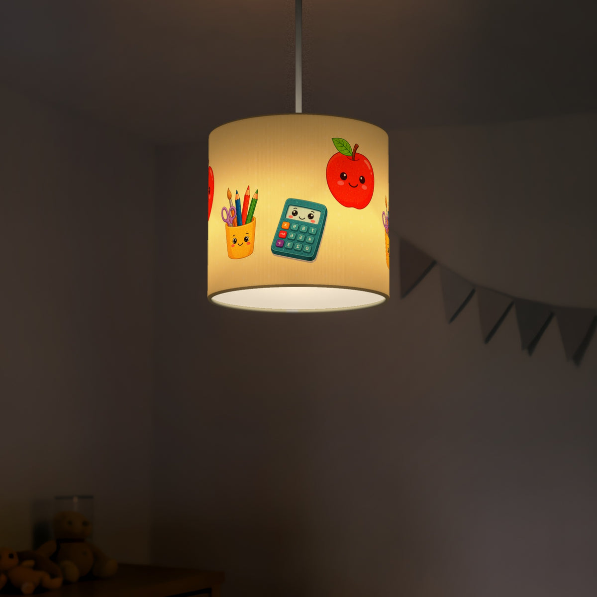 Lemon School lampshade - 20cm x 18.5cm Ceiling - photo 5